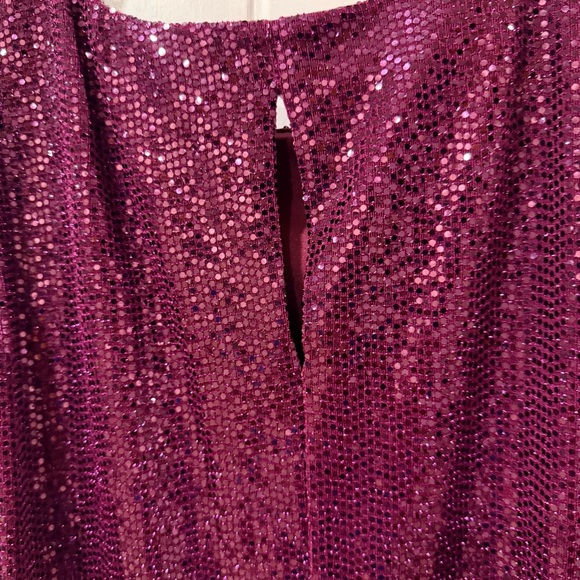 Vince Camuto Sparkling Purple Mini Dress - Picture 8 of 8